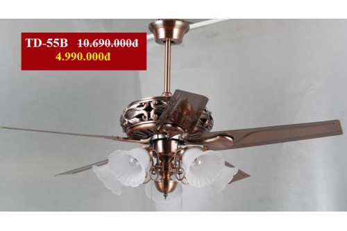 Quạt trần đèn trang trí TD-55B